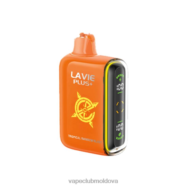 Vape Shop Chisinau 80H8296 LAVIE PLUS 15000 pufuri explozie de curcubeu tropical